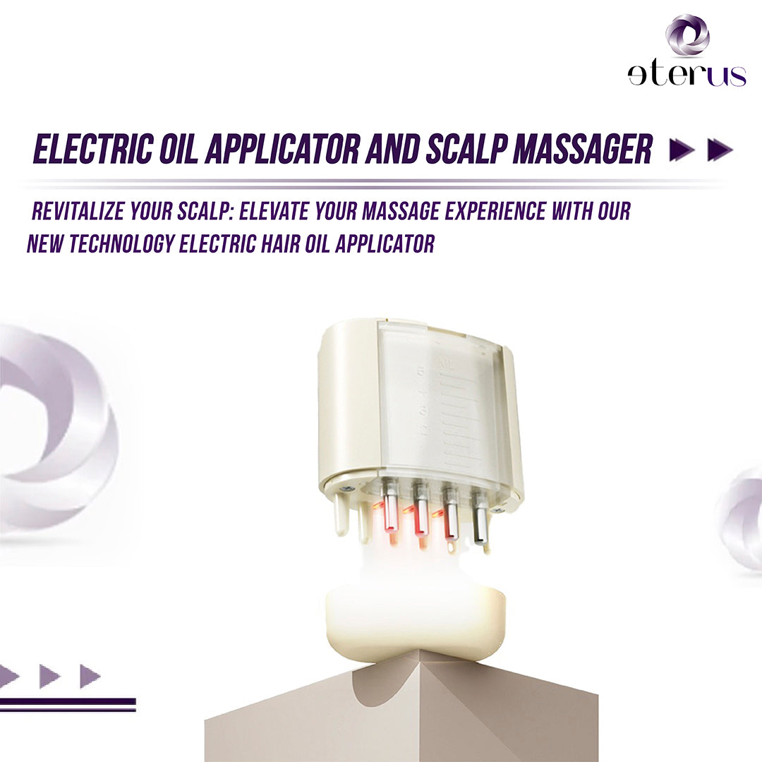 Electric 2 in 1 Oil Applicator and Vibration Scalp Massager