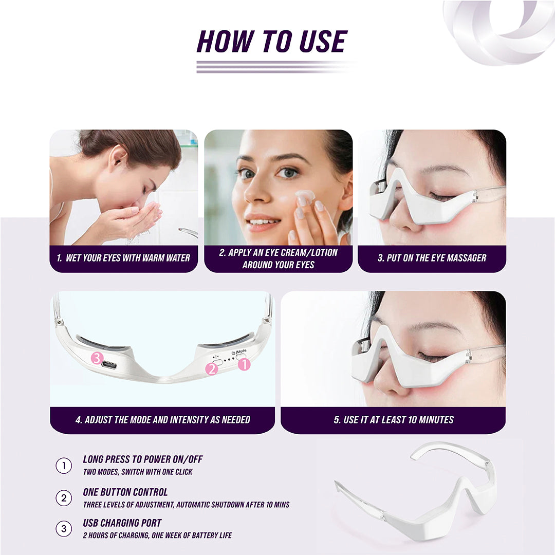 Red Light Therapy Under-Eye Massager